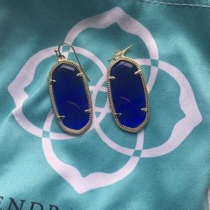 Kendra Scott Elle earrings- royal blue